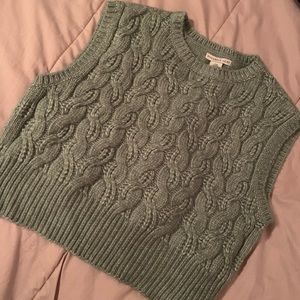 Light Sage Green Sweater Vest